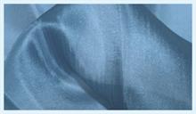 Silke stykke, Plantefarvet 90 x 200 cm - Mørke blå